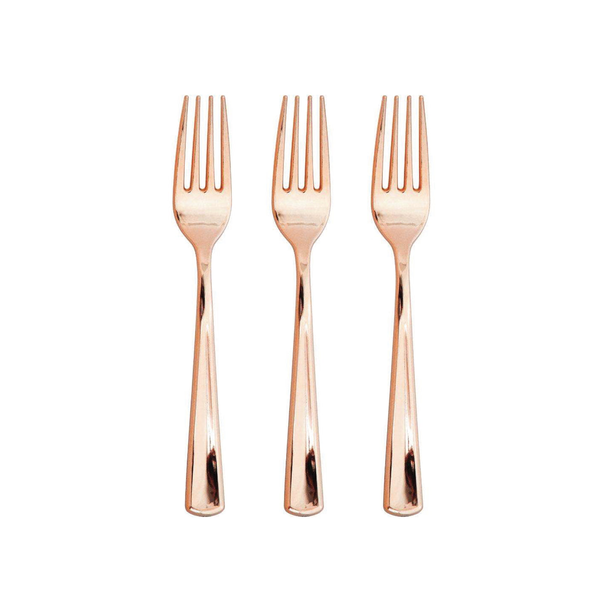 Gold Premium Plastic Cutlery Set 24ct