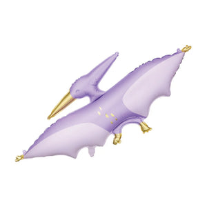 Purple Pterodactyl Foil Balloon 45in | The Party Darling
