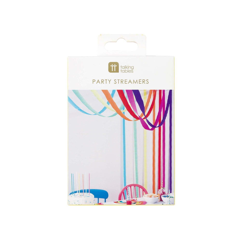 Spring Party Streamer Bright Rainbow Party Streamers 7ct | The Party Darling