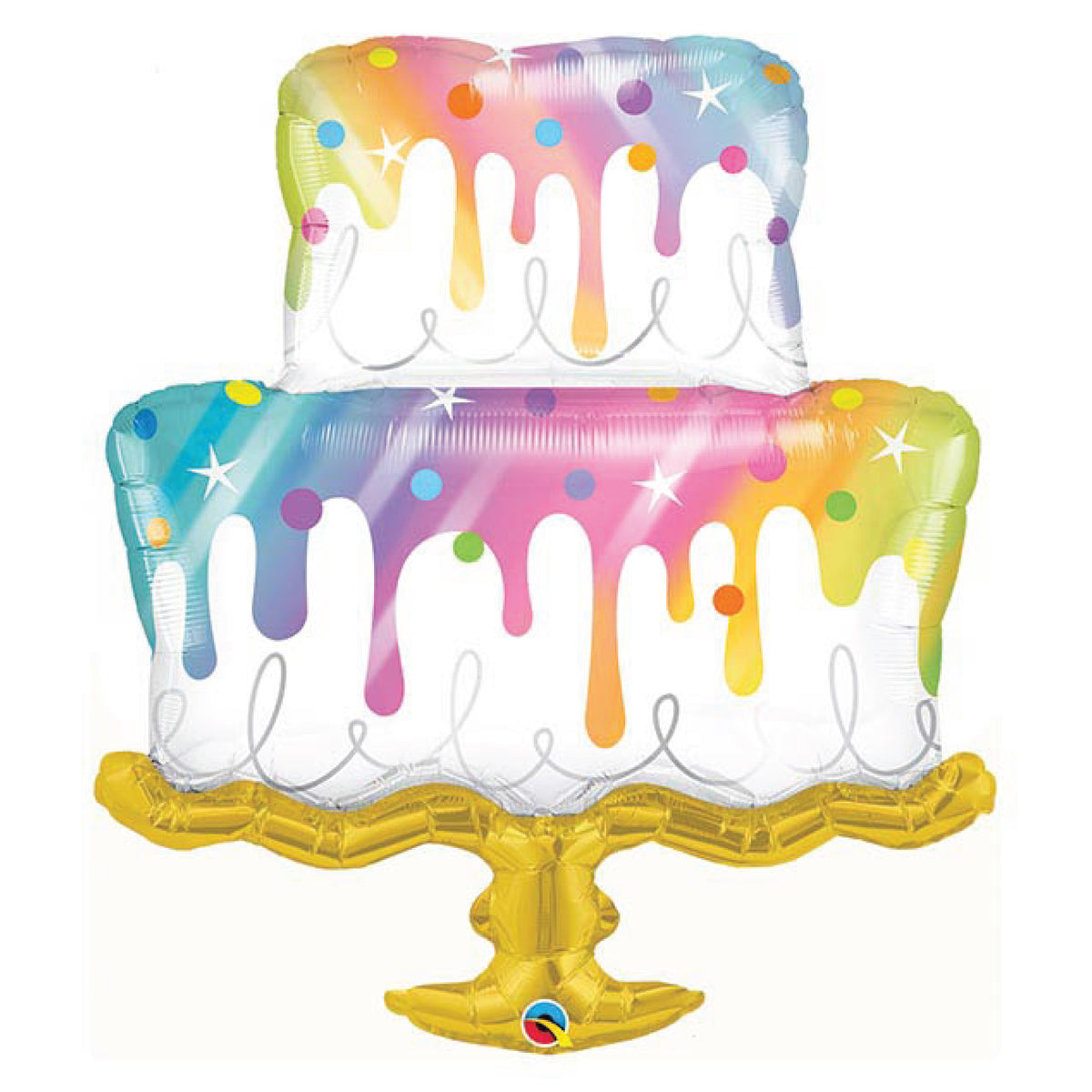 Flipkart.com | nihit Solid Solid Big Sized 3D Printed Cake Shaped foil  Balloon for Birthday Decoration Letter Balloon Balloon - Balloon