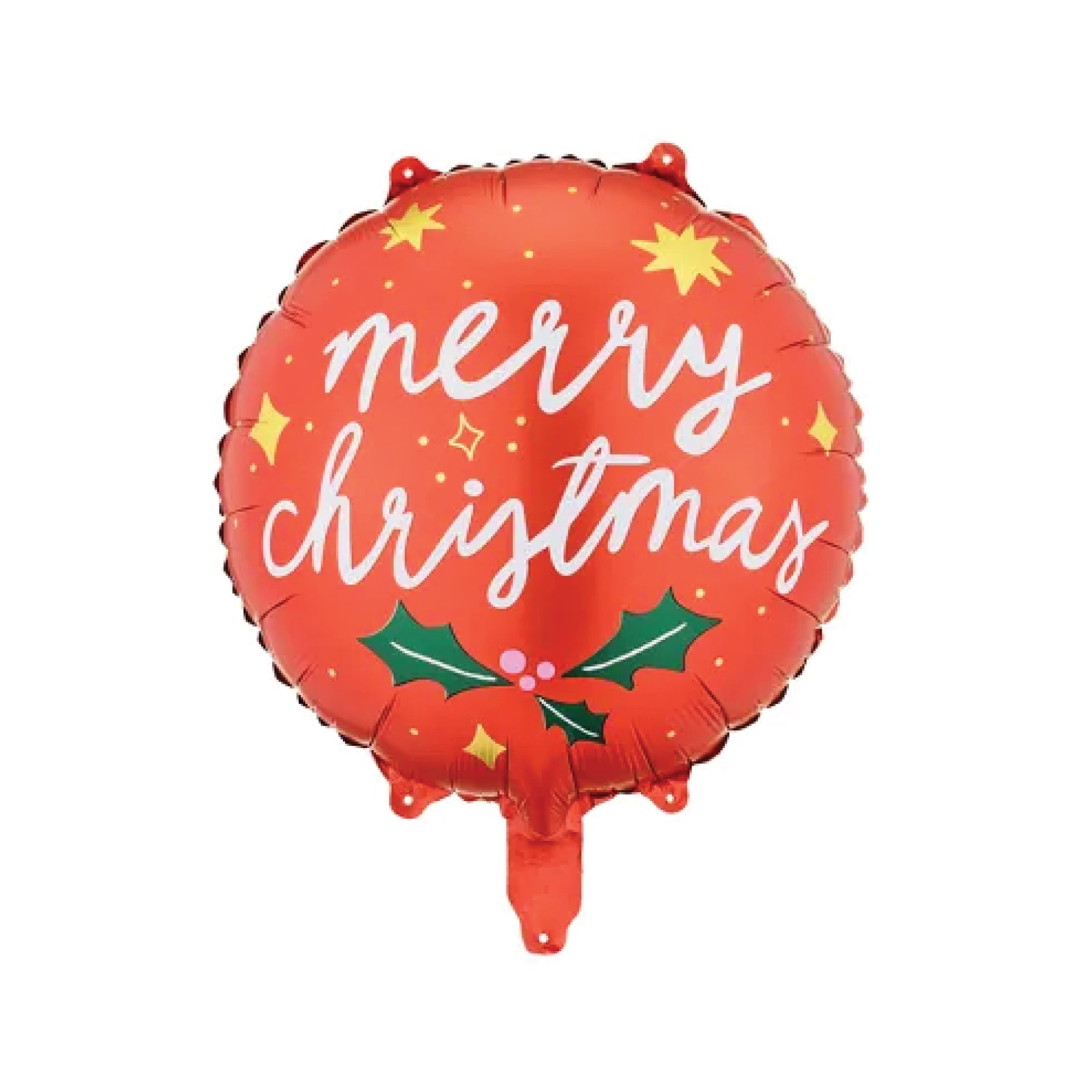 Red Merry Christmas Foil Balloon 14in | The Party Darling