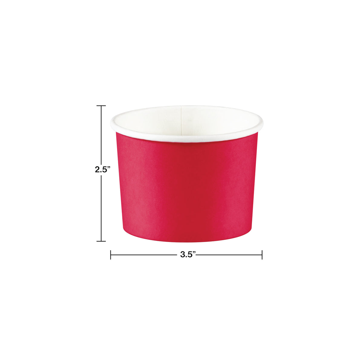 Cherry Red Paper Cups 8ct