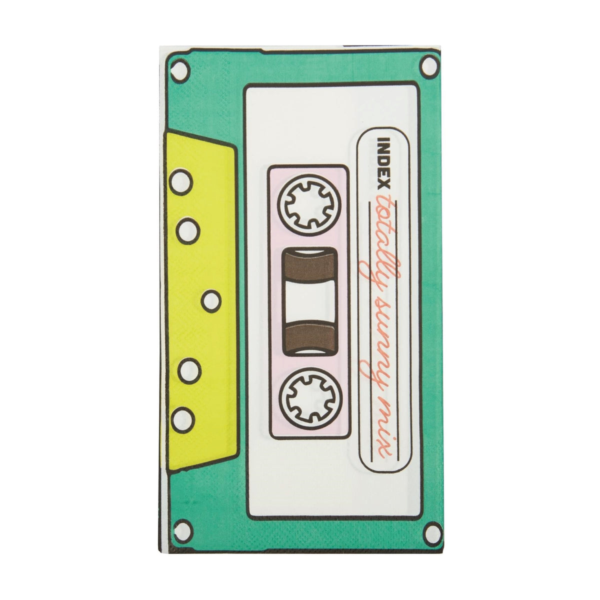 Retro Cassette Tape Guest Towels 16ct