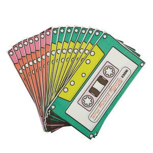 Retro Cassette Tape Guest Towels 16ct | The Party Darling