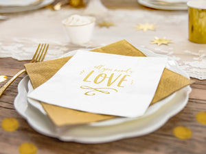 All You Need is Love Napkins 20ct Table Setting
