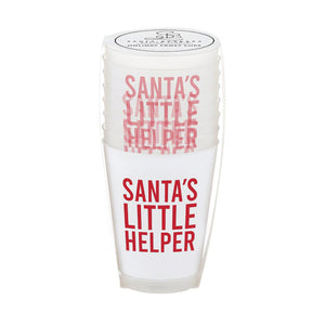 Santa's Little Helper Frosted Cups 8ct Packaged