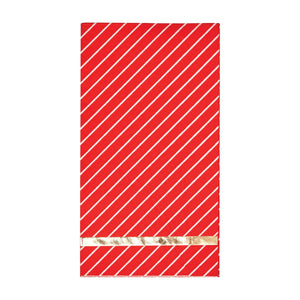 Red & White Striped Paper Guest Towels 20ct | The Party Darling