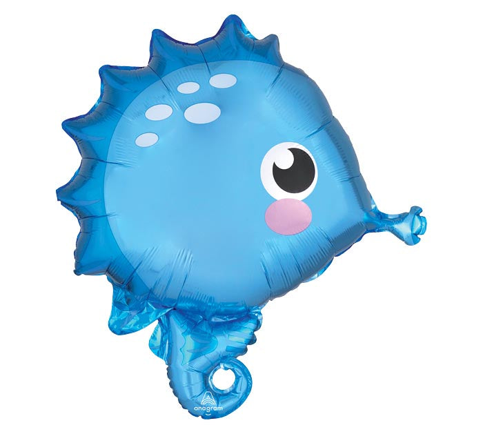 Blue Seahorse Balloon | The Party Darling