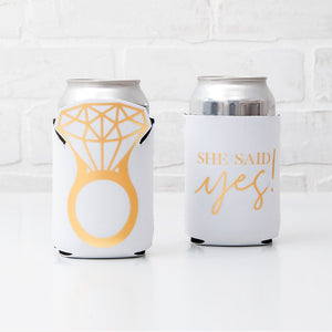 She Said Yes Can Coozie - The Party Darling