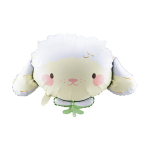 Baby Sheep Face Balloon 26in | The Party Darling