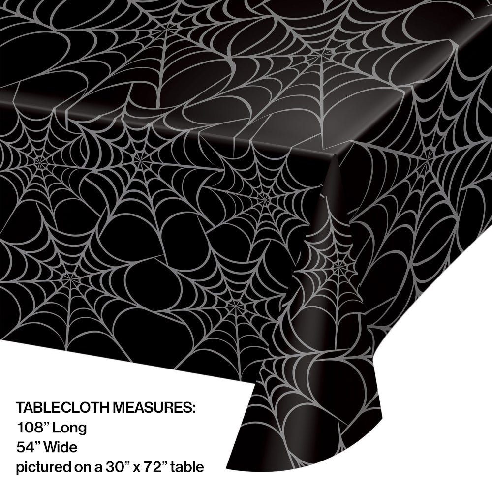 Spiderweb Plastic Table Cover | The Party Darling