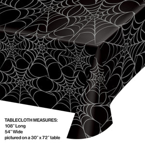 Spiderweb Table Cover | Halloween Tablecloth