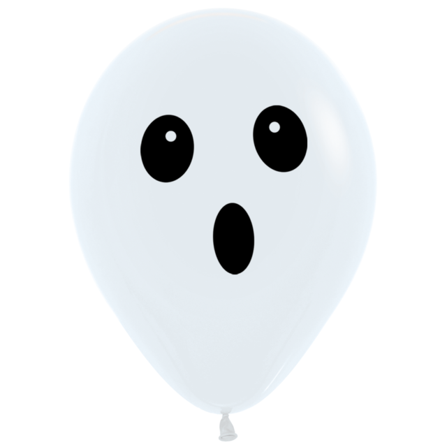 Spooky Halloween Ghost Latex Balloons 6ct | The Party Darling