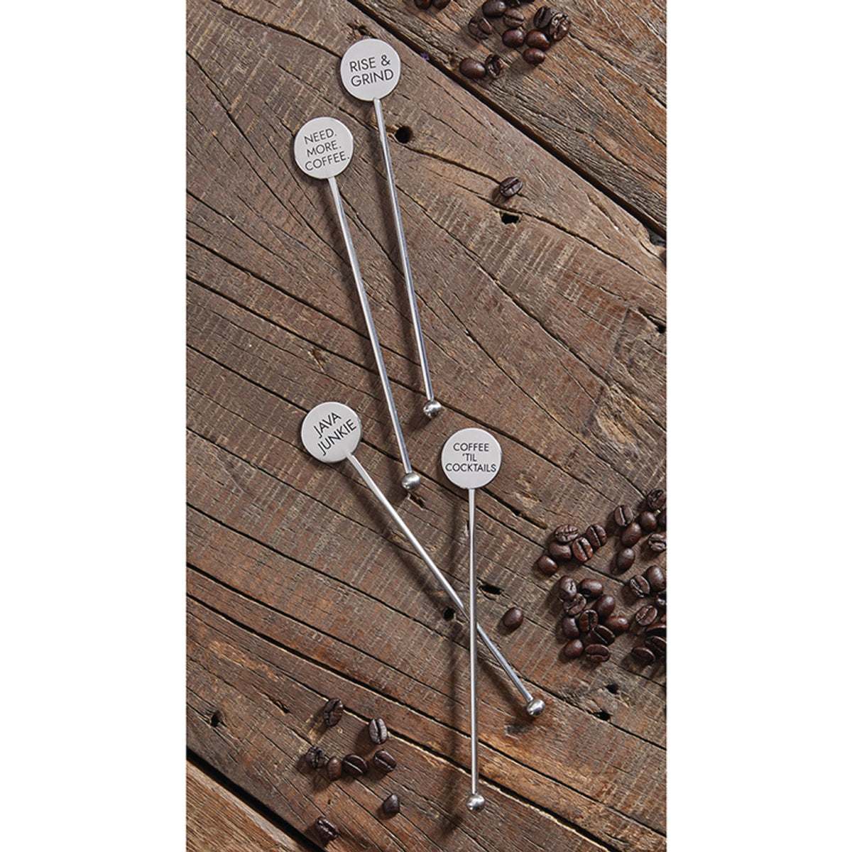 Stainless Steel Coffee Stirrers Reusable Cocktail Stirrer Drink