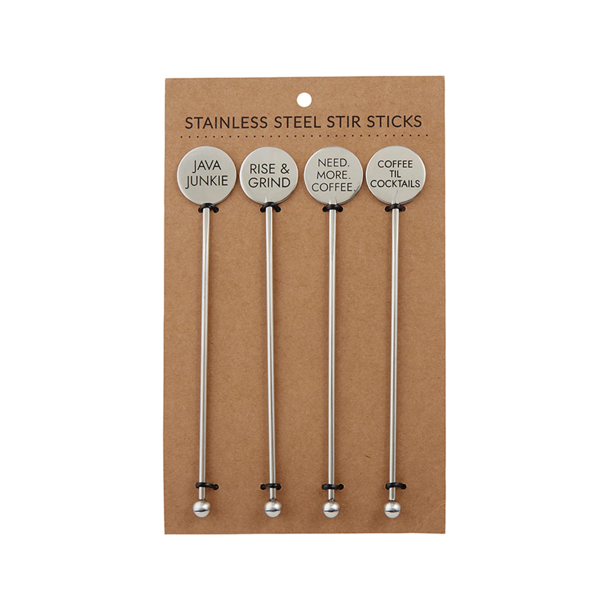 Stainless Steel Coffee Stir Sticks 4ct | The Party Darling