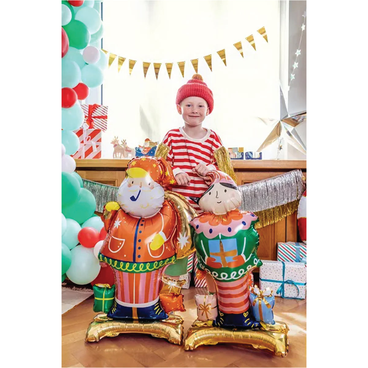 Santa Straw Toppers Santa Claus Straw Toppers Christmas Party