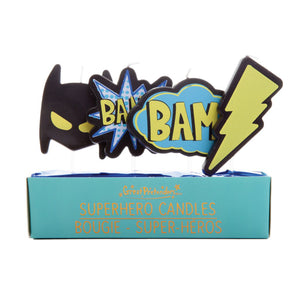Superhero Candles 4 ct | The Party Darling