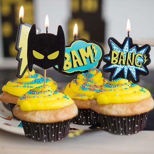 Superhero Candles 4 ct - The Party Darling