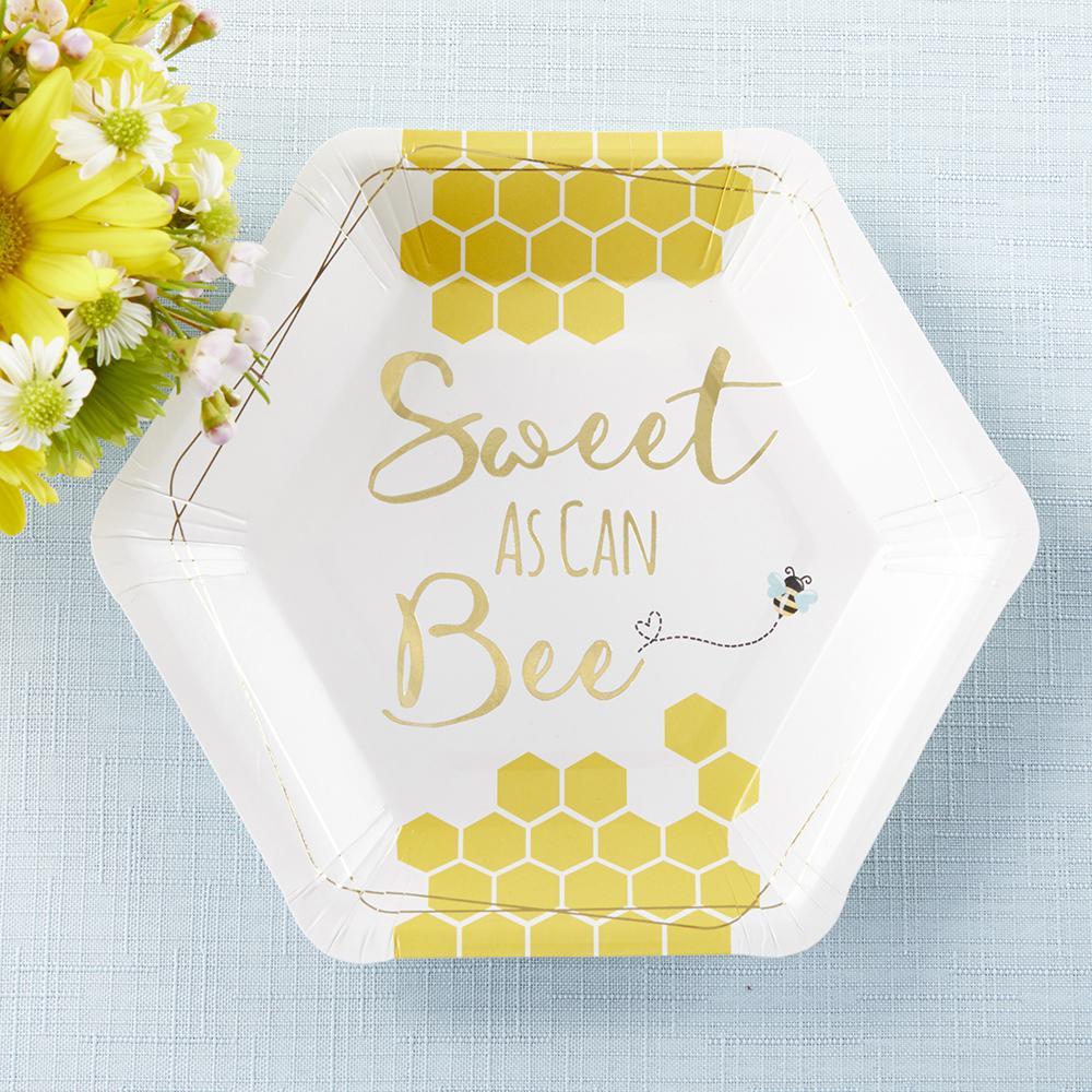 Sweet As Can Bee Dessert Plates 16ct | The Party Darling