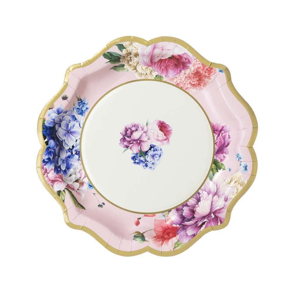 Floral Tea Party Plates Assortment 12ct | The Party Darling