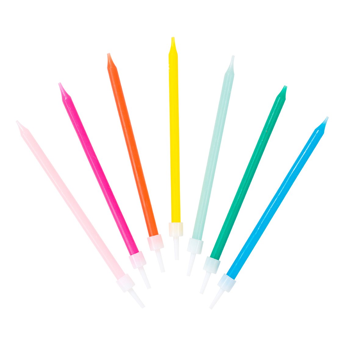 Tall Rainbow Birthday Candles | The Party Darling