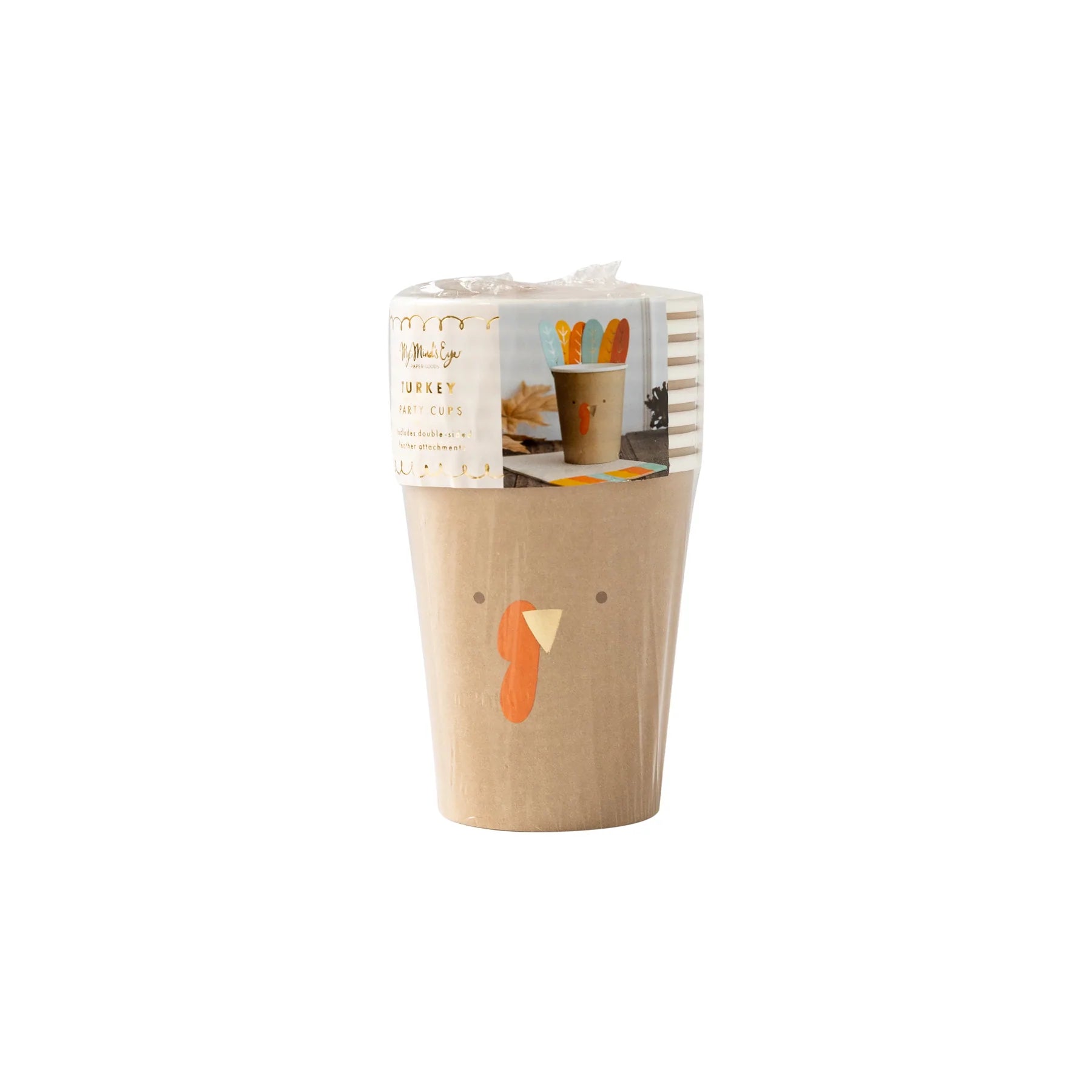 Thanksgiving Turkey Paper Cups 8ct | The Party Darling