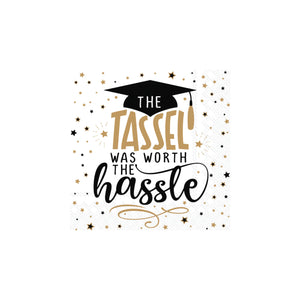 Tassel Was Worth the Hassle Graduation Napkins | The Party Darling