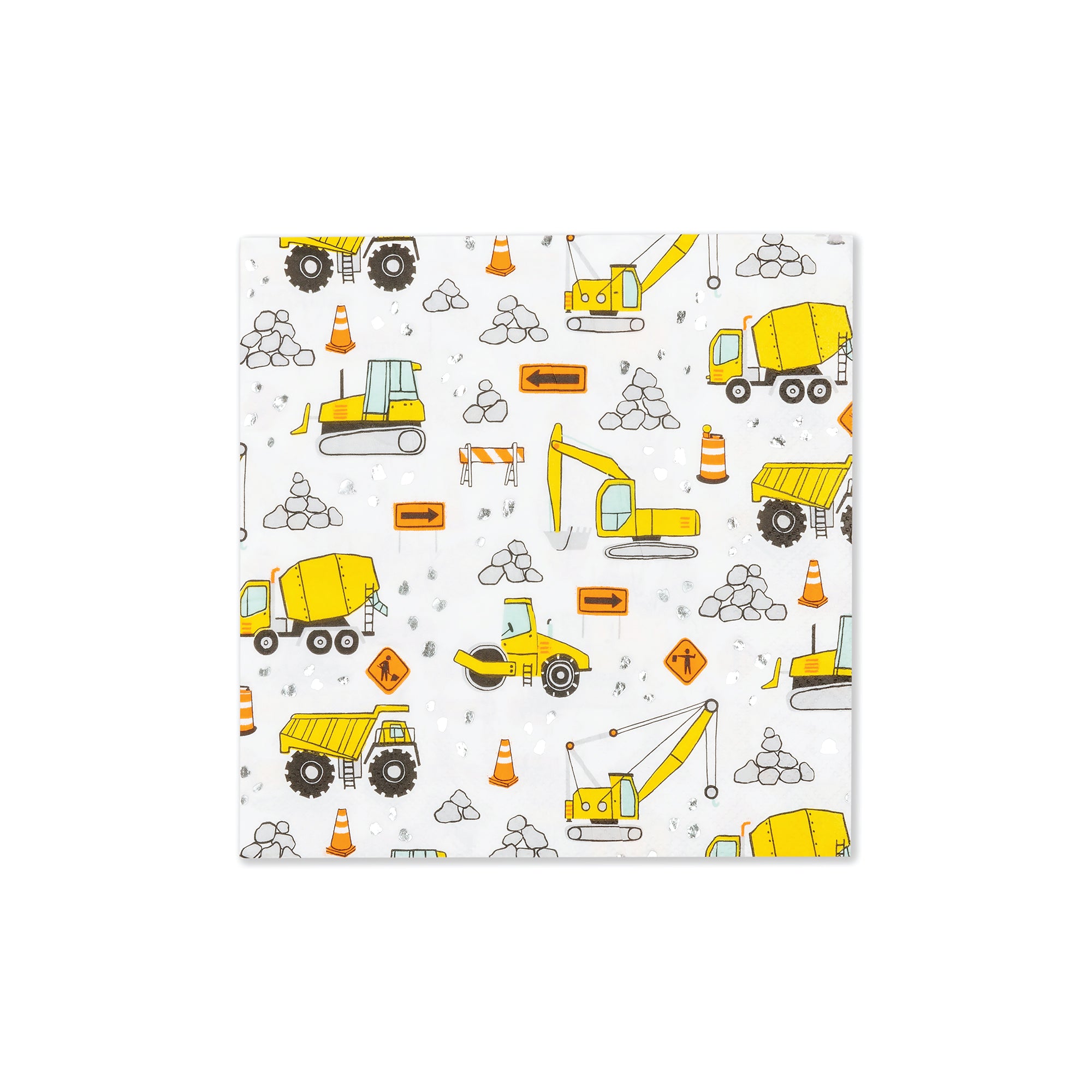 Under Construction Lunch Napkins 16ct | The Party Darling