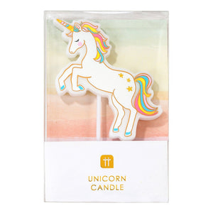 Rainbow Unicorn Birthday Candle Talking Tables | The Party Darling
