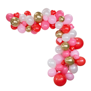 Pink & White Valentine's Day Balloon Garland Kit | The Party Darling