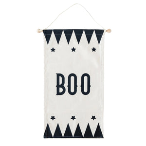 Vintage Halloween Boo Canvas Banner | The Party Darling