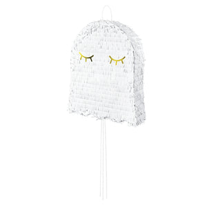 Pull String White Ghost Piñata | The Party Darling
