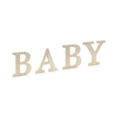 Wooden Baby Letter Sign