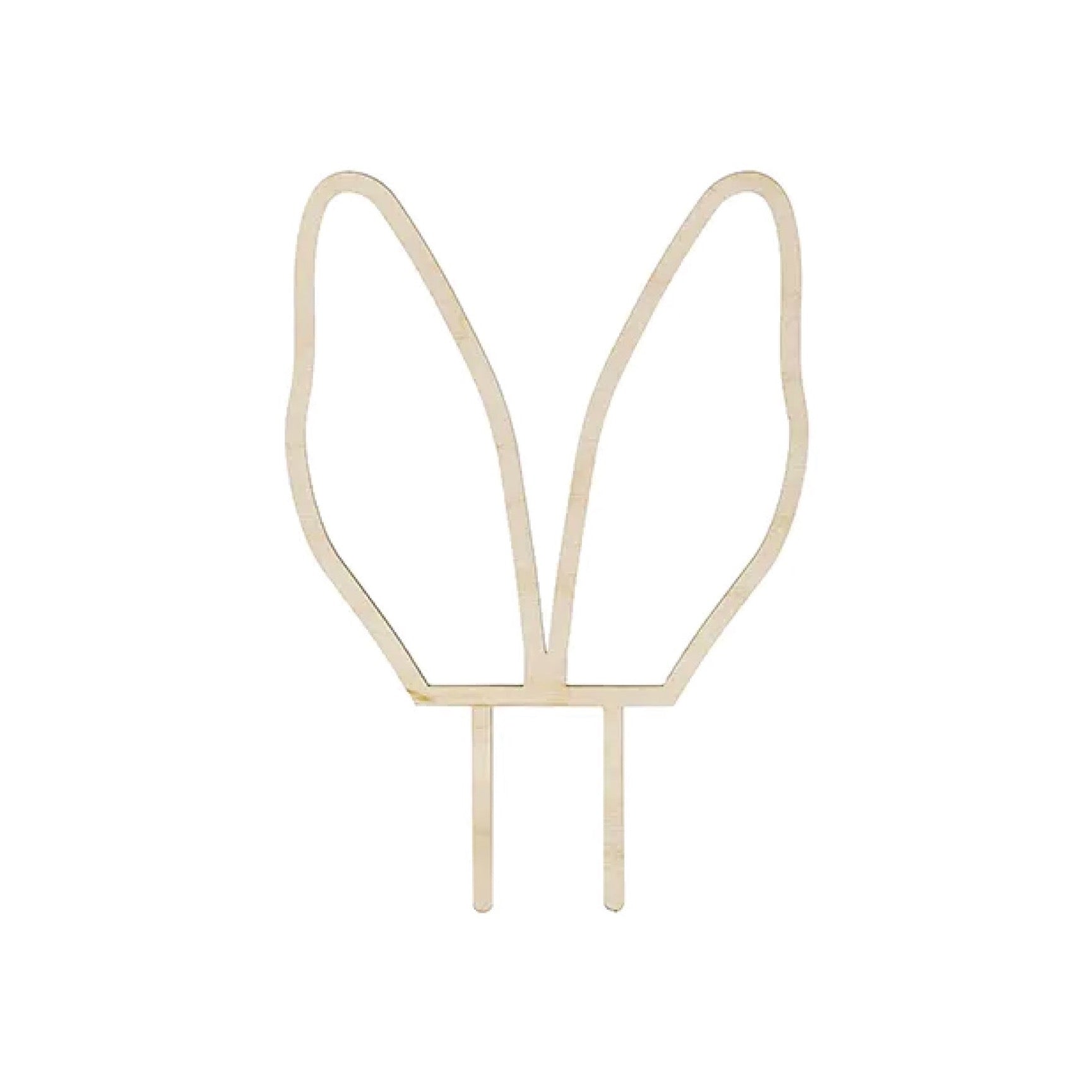 Wooden Bunny Ears Cake Topper | The Party Darling