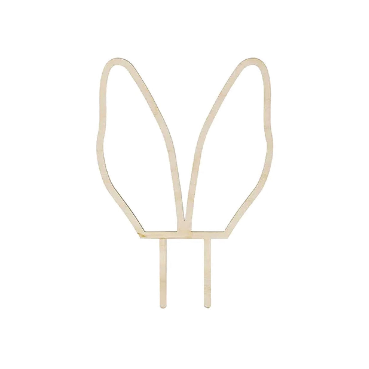 Wooden Bunny Ears Cake Topper | The Party Darling