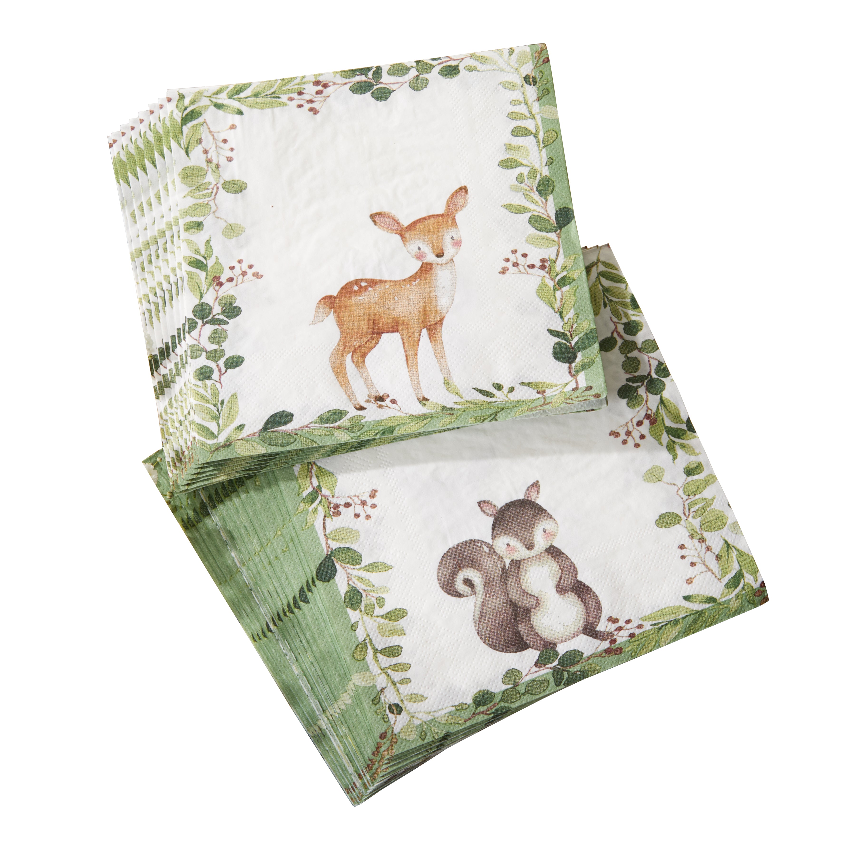 Woodland Baby Shower Lunch Napkins 30ct | The Party Darling