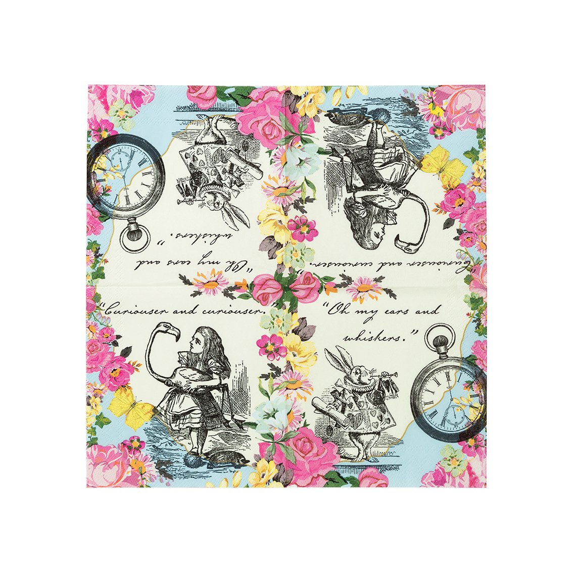 Alice in Wonderland Cocktail Napkins 20ct | The Party Darling