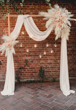 Cream Artificial Pampas Grass Stems | The Party Darling
