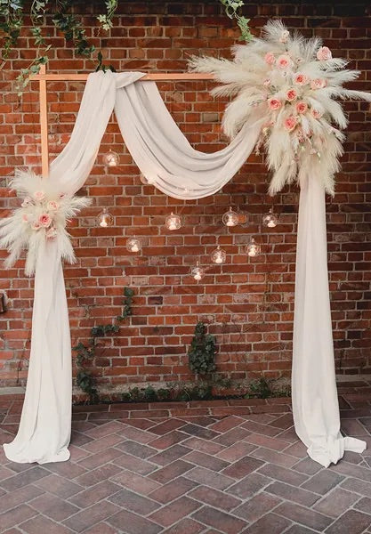 10Pcs 17" Artificial Pampas Grass Stems | 45cm Fluffy Fake Grass For Home Decor, Vase Filler