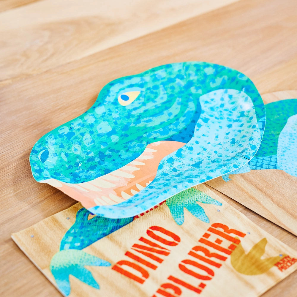 Dinosaur Explorer Lunch Plates 8ct | The Party Darling