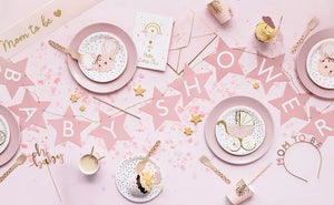 Pink Baby Shower Table Decor  | The Party Darling
