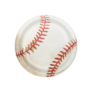 Baseball Party Dessert Plates 8ct | The Party Darling