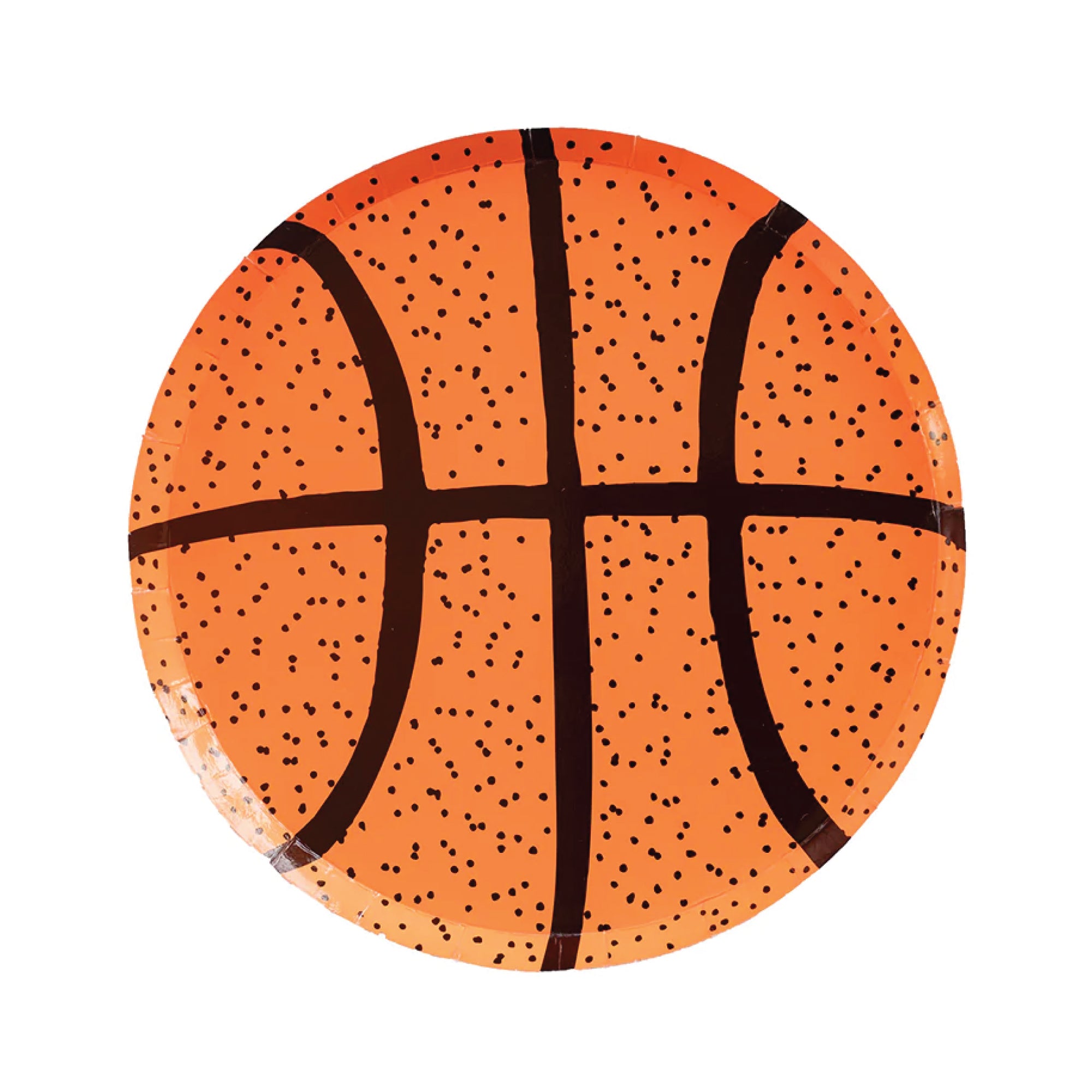 Basketball Dessert Plates 8ct | The Party Darling