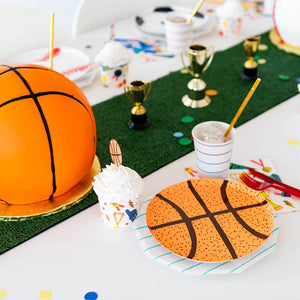 Basketball Party Plates 8ct | The Party Darling