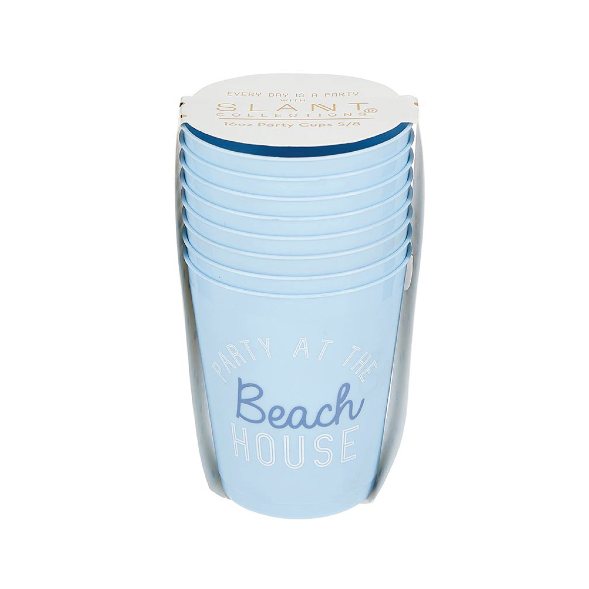 Party at the Beach House Frosted Plastic Cups 8ct | The Party Darling