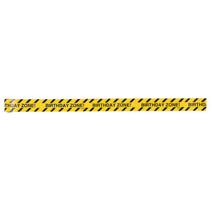Caution Birthday Zone! Construction Tape 45ft | The Party Darling