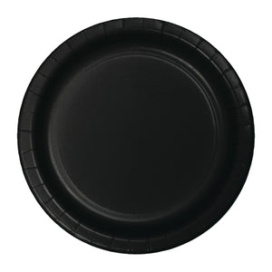 Black Paper Lunch Plates 8ct | The Party Darling