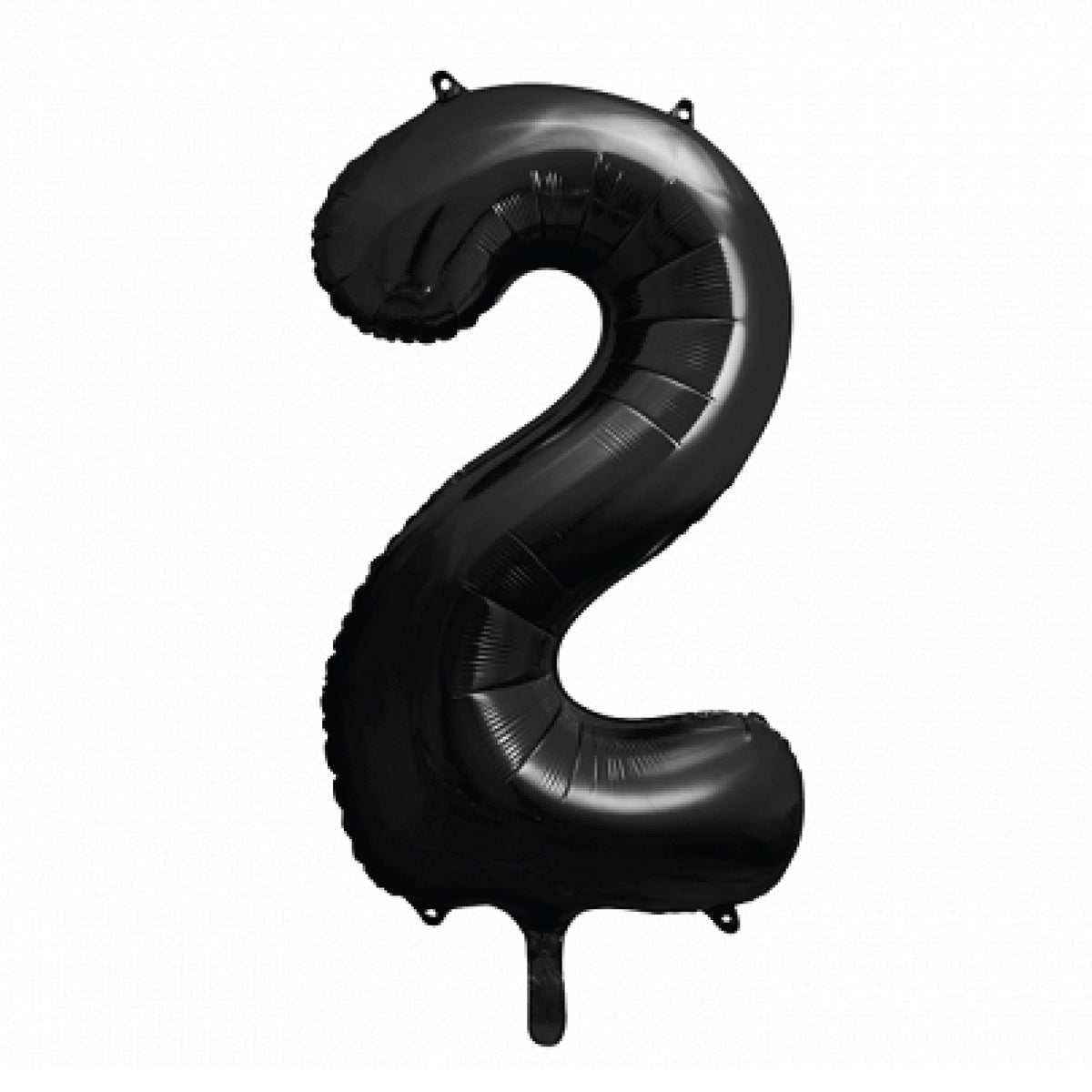 34&quot; Black Giant Number 2 Balloon | The Party Darling