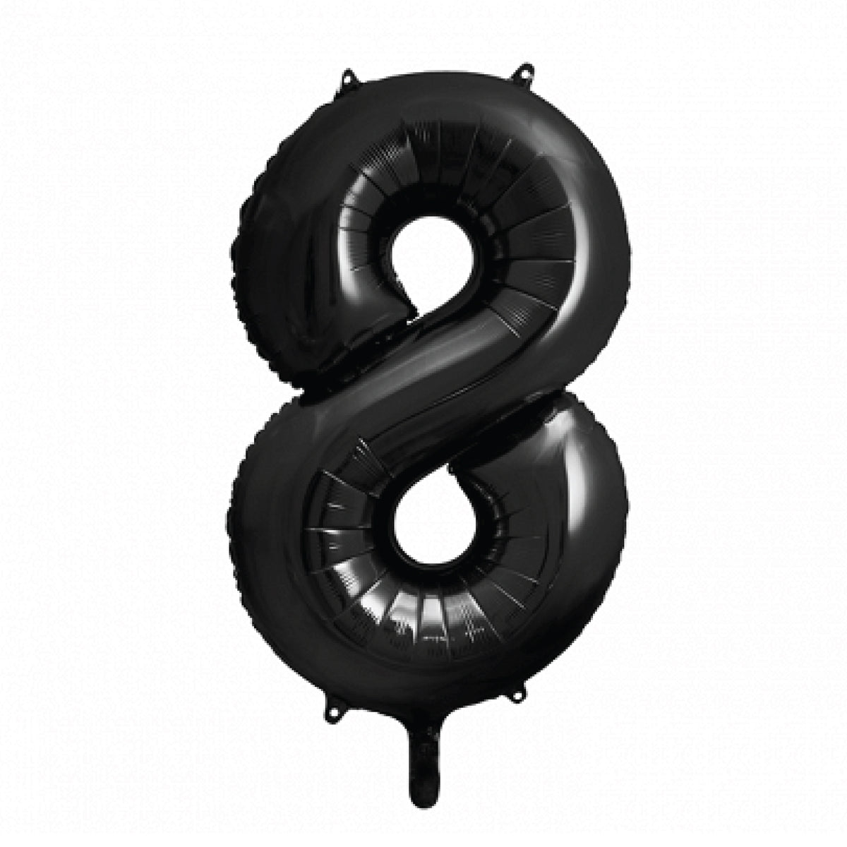 34&quot; Black Giant Number 8 Balloon | The Party Darling