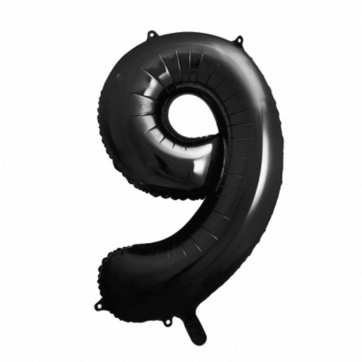 34&quot; Black Giant Number 9 Balloon | The Party Darling